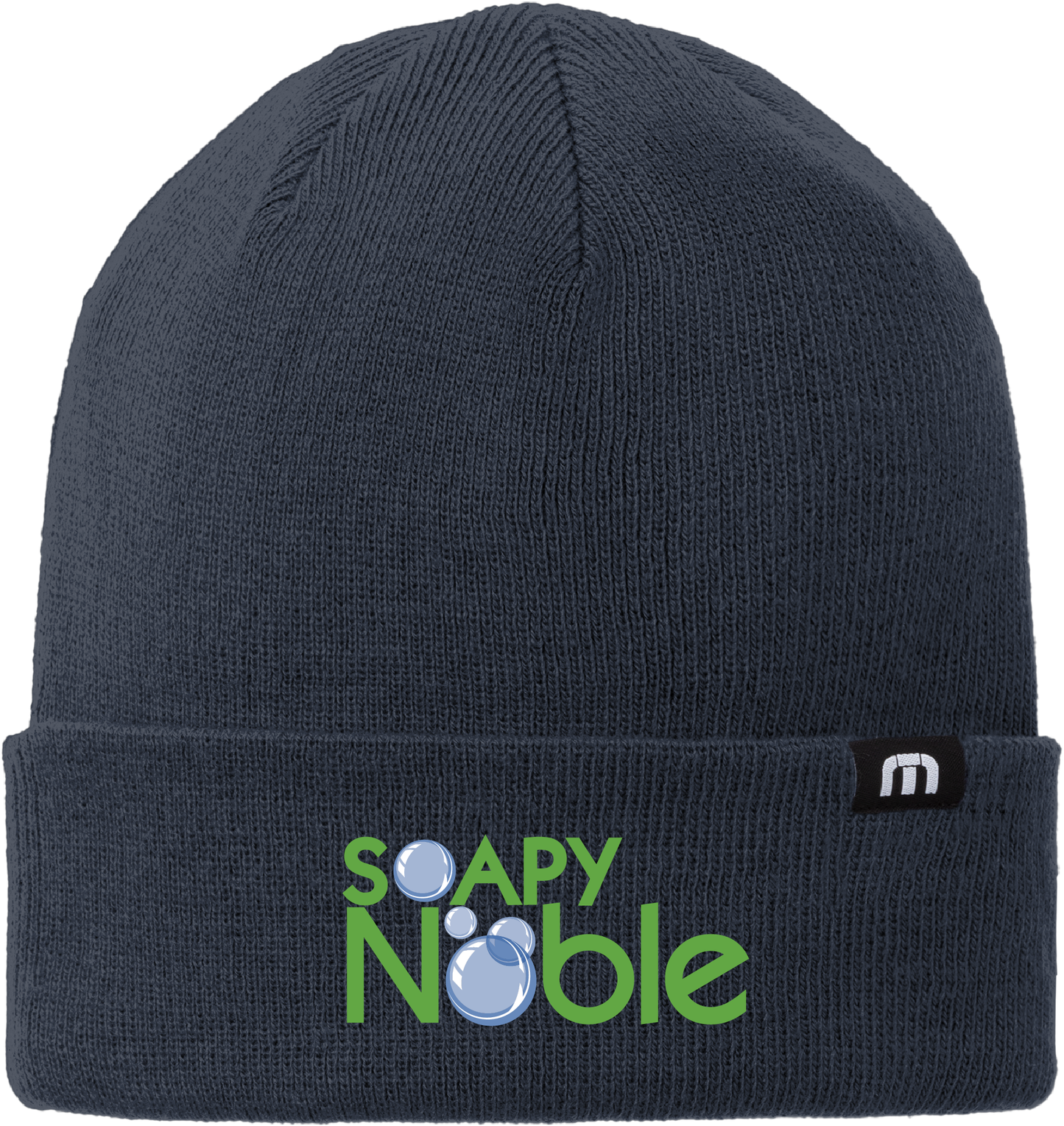 TravisMathew Solid Cuffed Beanie TM1MY394 Embroidery