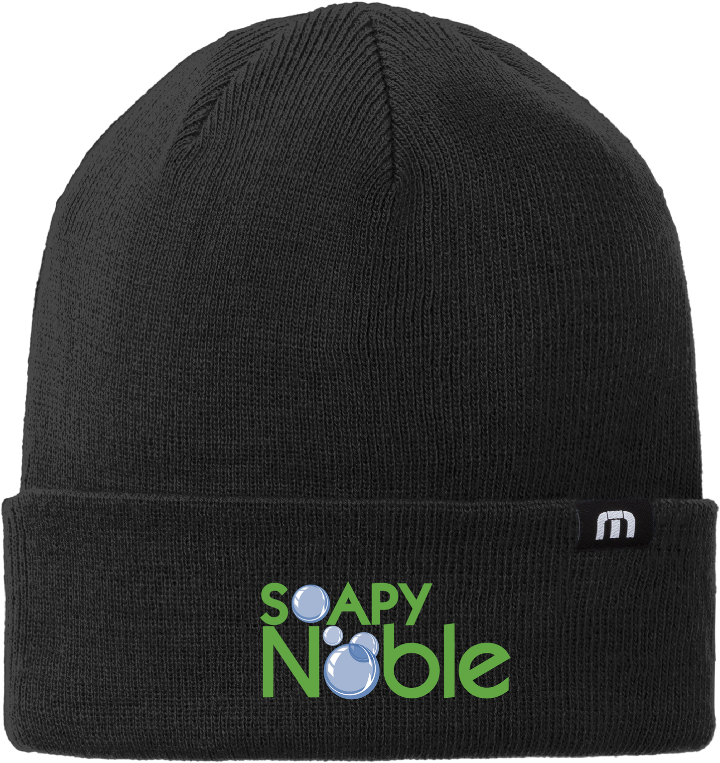 TravisMathew Solid Cuffed Beanie TM1MY394 Embroidery